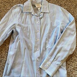 Talbots button down long sleeve shirt, size 10